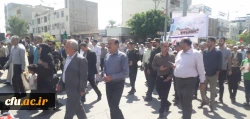 حضور باشکوه دانشگاهیان دانشگاه فرهنگیان استان بوشهر در راهپیمایی روز قدس  7