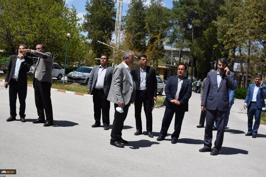 بازدید رئیس سازمان مدیریت و برنامه ریزی و مدیر کل نوسازی آموزش و پرورش استان از دانشگاه فرهنگیان کرمانشاه 2