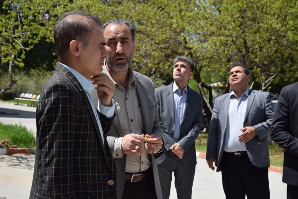 بازدید رئیس سازمان مدیریت و برنامه ریزی و مدیر کل نوسازی آموزش و پرورش استان از دانشگاه فرهنگیان کرمانشاه 3