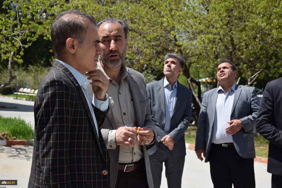 بازدید رئیس سازمان مدیریت و برنامه ریزی و مدیر کل نوسازی آموزش و پرورش استان از دانشگاه فرهنگیان کرمانشاه 3