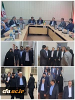 بازدید رئیس دانشگاه فرهنگیان از مرکز شهید کلاهدوز قوچان 2