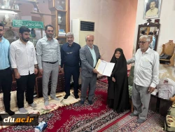 دیدار دانشگاهیان دانشگاه فرهنگیان استان بوشهر با خانواده شهید دانشجومعلم عبدالمجید دانش پژوه 2