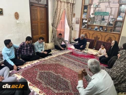 دیدار دانشگاهیان دانشگاه فرهنگیان استان بوشهر با خانواده شهید دانشجومعلم عبدالمجید دانش پژوه 5