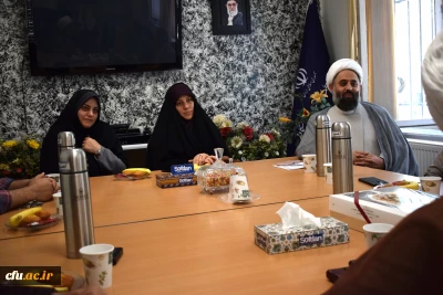دیدار هیئت رئیسه دانشگاه فرهنگیان با مسئول نهاد نمایندگی ولی فقیه در دانشگاه های استان
