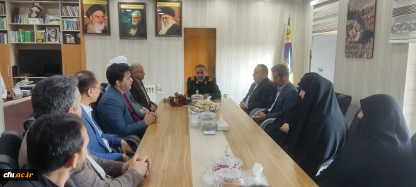 دیدار جمعی از همکاران دانشگاه فرهنگیان استان گلستان با فرماندهی سپاه نینوای استان 2
