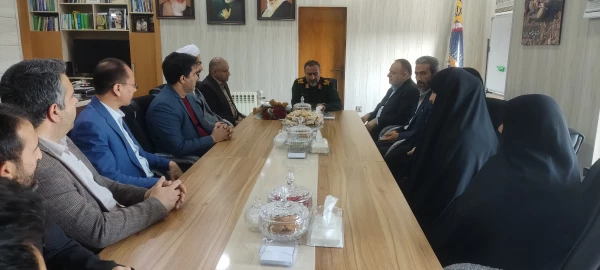 دیدار جمعی از همکاران دانشگاه فرهنگیان استان گلستان با فرماندهی سپاه نینوای استان 3
