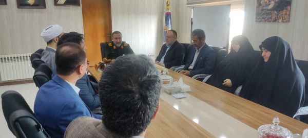 دیدار جمعی از همکاران دانشگاه فرهنگیان استان گلستان با فرماندهی سپاه نینوای استان 4