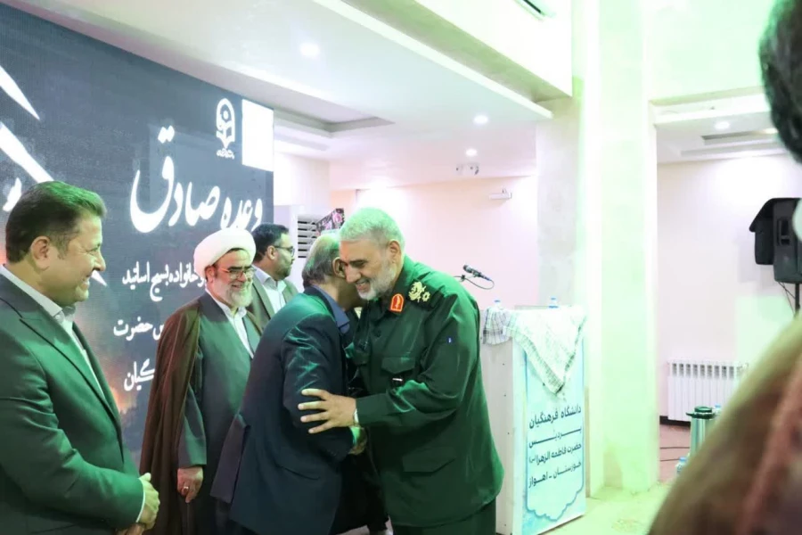 برگزاری مراسم تبیین وعده صادق در پردیس حضرت فاطمه الزهرا(س) خوزستان 6