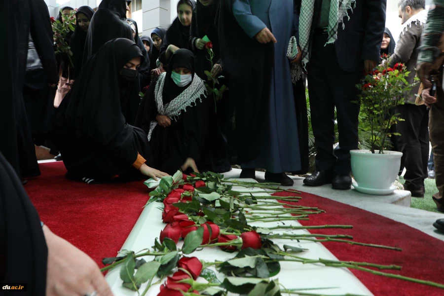 مراسم سومین سالگرد تدفین شهید گمنام سازمان مرکزی دانشگاه فرهنگیان 31