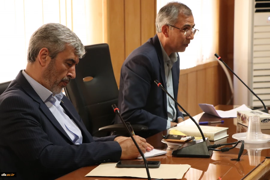 نشست رییس دانشگاه فرهنگیان کشور  با اعضای هیئت علمی پردیس های استان فارس 4