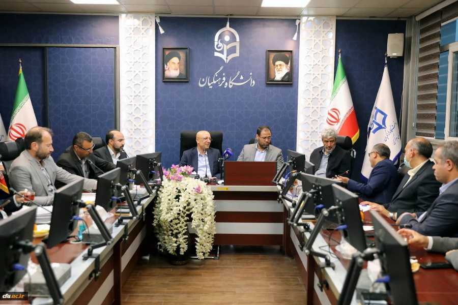 نشست مشترک وزیر علوم تحقیقات و فناوری و وزیر آموزش و پرورش در دانشگاه فرهنگیان 2