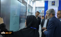 بازدید دکتر برزویی از سی و پنجمین نمایشگاه بین المللی کتاب در غرفه دانشگاه فرهنگیان 15