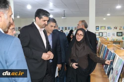 افتتاح یازدهمین نمایشگاه آثار هنری دانشجو معلمان و اساتید دانشگاه فرهنگیان آذربایجان شرقی 5