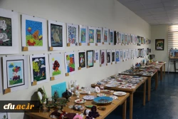 افتتاح یازدهمین نمایشگاه آثار هنری دانشجو معلمان و اساتید دانشگاه فرهنگیان آذربایجان شرقی 6