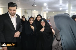 افتتاح یازدهمین نمایشگاه آثار هنری دانشجو معلمان و اساتید دانشگاه فرهنگیان آذربایجان شرقی 8