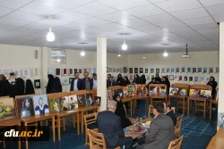 افتتاح یازدهمین نمایشگاه آثار هنری دانشجو معلمان و اساتید دانشگاه فرهنگیان آذربایجان شرقی 9