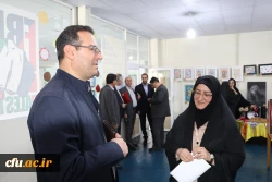 افتتاح یازدهمین نمایشگاه آثار هنری دانشجو معلمان و اساتید دانشگاه فرهنگیان آذربایجان شرقی 11