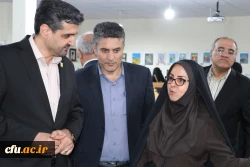 افتتاح یازدهمین نمایشگاه آثار هنری دانشجو معلمان و اساتید دانشگاه فرهنگیان آذربایجان شرقی 17