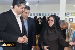 افتتاح یازدهمین نمایشگاه آثار هنری دانشجو معلمان و اساتید دانشگاه فرهنگیان آذربایجان شرقی 18