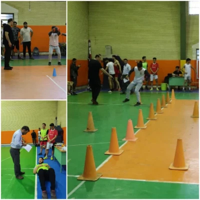 برگزاری مسابقات جشنواره ورزشهای همگانی در پردیس شهید مقصودی همدان 3