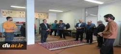 بازدید سرپرست دانشگاه فرهنگیان استان و جمعی از مسئولان دانشگاه از سراهای دانشجویی