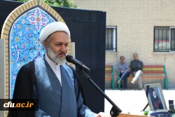 مراسم سوگواری شهادت خادم الرضا، سید ابراهیم رییسی در جوار مزار شهید گمنام سازمان مرکزی دانشگاه فرهنگیان 8