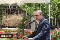 مراسم سوگواری شهادت خادم الرضا، سید ابراهیم رییسی در جوار مزار شهید گمنام سازمان مرکزی دانشگاه فرهنگیان 9