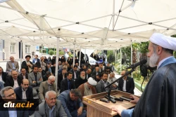 مراسم سوگواری شهادت خادم الرضا، سید ابراهیم رییسی در جوار مزار شهید گمنام سازمان مرکزی دانشگاه فرهنگیان 10