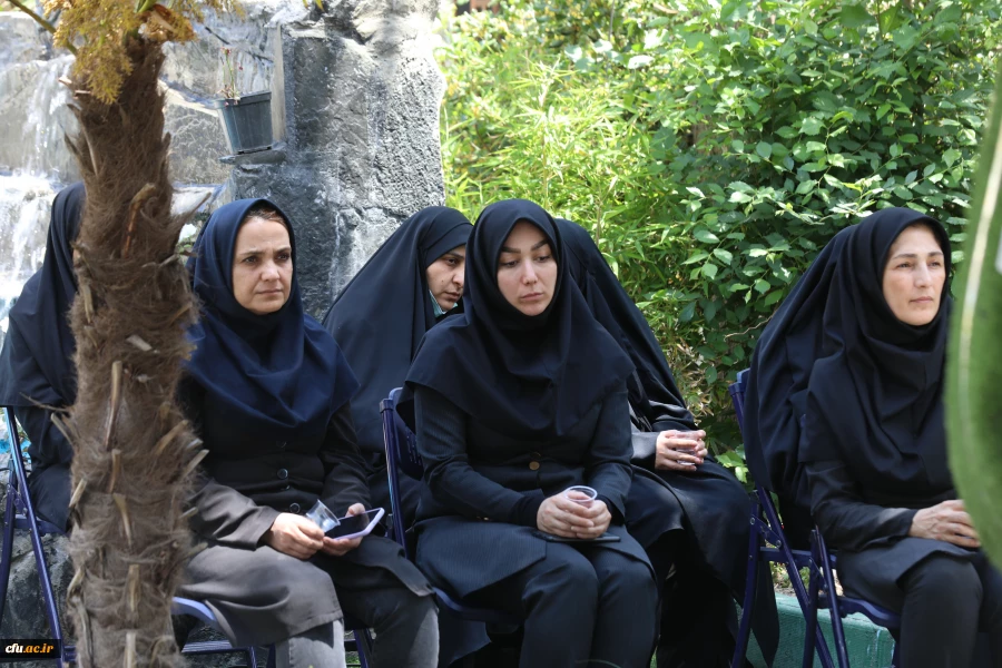 مراسم سوگواری شهادت خادم الرضا، سید ابراهیم رییسی در جوار مزار شهید گمنام سازمان مرکزی دانشگاه فرهنگیان 12