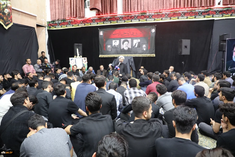 سوگواری خانواده دانشگاه فرهنگیان در عزای شهادت رئیس جمهور و هیات همراه 4