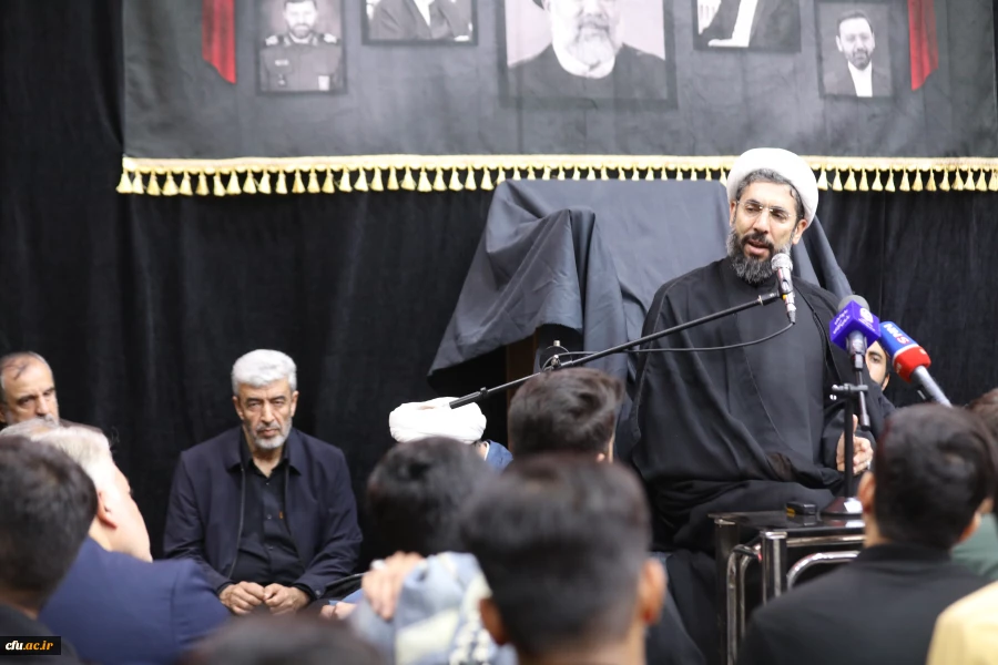 سوگواری خانواده دانشگاه فرهنگیان در عزای شهادت رئیس جمهور و هیات همراه 6