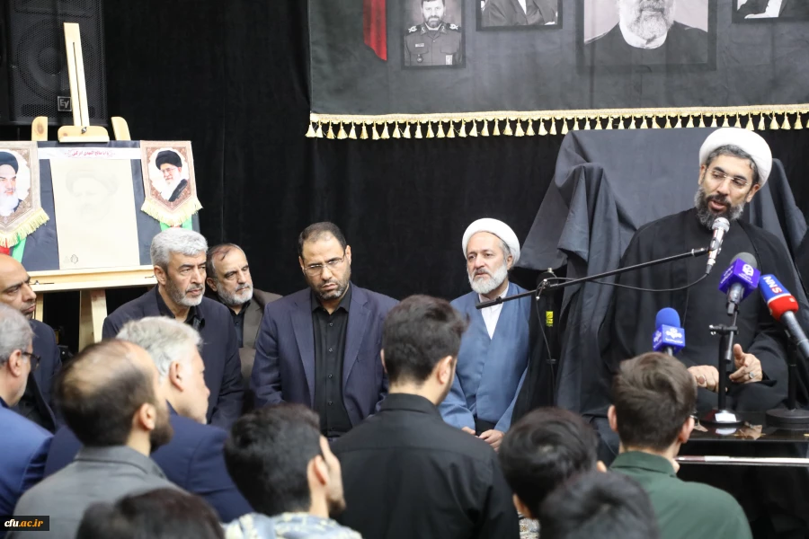 سوگواری خانواده دانشگاه فرهنگیان در عزای شهادت رئیس جمهور و هیات همراه 7