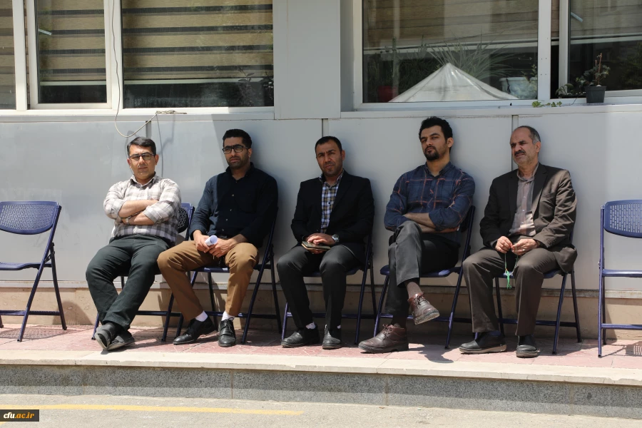 مراسم سوگواری شهادت خادم الرضا، سید ابراهیم رئیسی در جوار مزار شهید گمنام سازمان مرکزی دانشگاه فرهنگیان 2