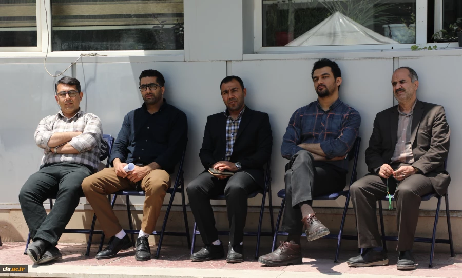 مراسم سوگواری شهادت خادم الرضا، سید ابراهیم رئیسی در جوار مزار شهید گمنام سازمان مرکزی دانشگاه فرهنگیان 7