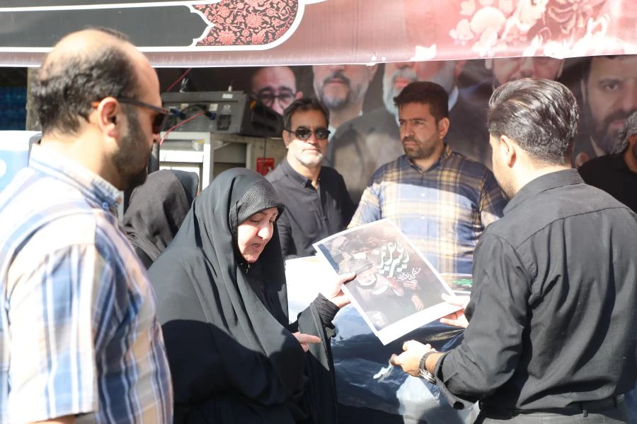 موکب دانشگاه فرهنگیان در مراسم تشییع پیکر شهید سیدابراهیم رئیسی و همراهانش 4