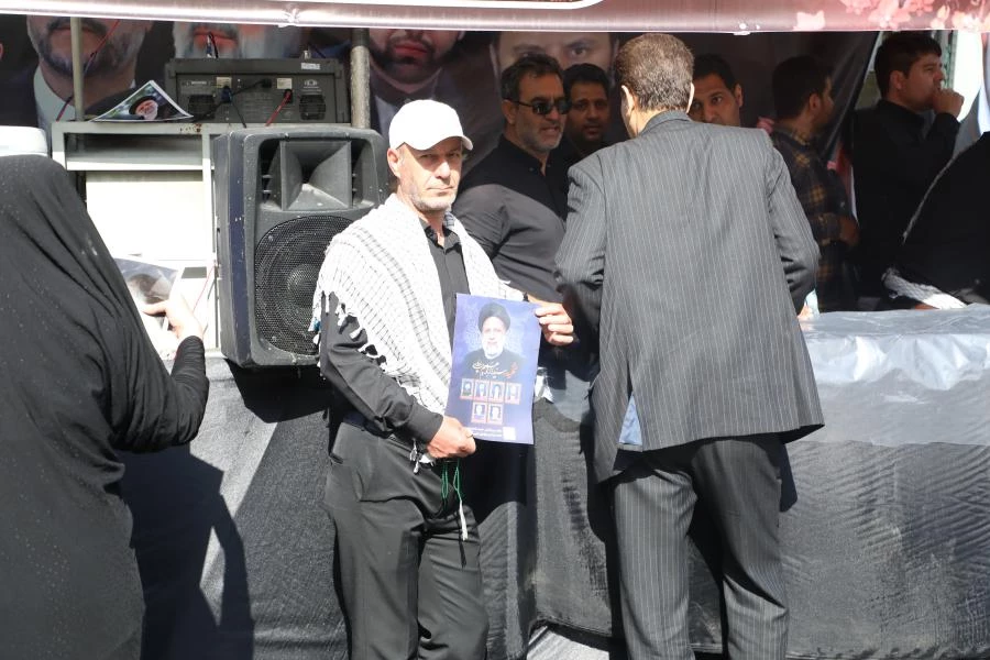 موکب دانشگاه فرهنگیان در مراسم تشییع پیکر شهید سیدابراهیم رئیسی و همراهانش 6