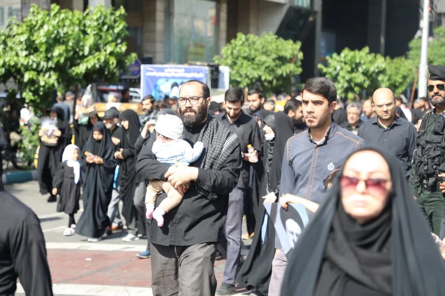 موکب دانشگاه فرهنگیان در مراسم تشییع پیکر شهید سیدابراهیم رئیسی و همراهانش 8