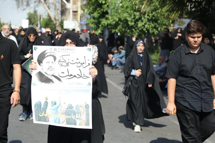 موکب دانشگاه فرهنگیان در مراسم تشییع پیکر شهید سیدابراهیم رئیسی و همراهانش 9