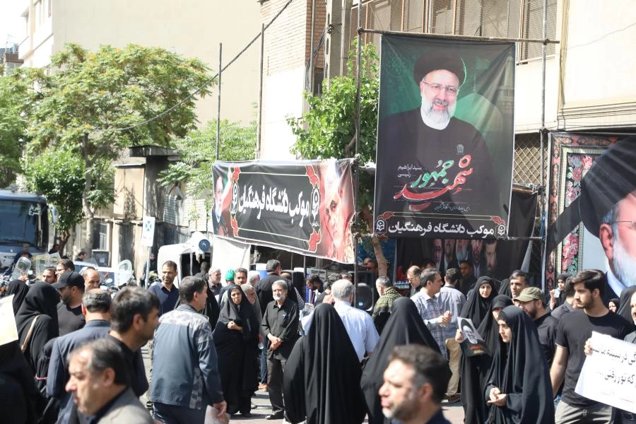 موکب دانشگاه فرهنگیان در مراسم تشییع پیکر شهید سیدابراهیم رئیسی و همراهانش 15