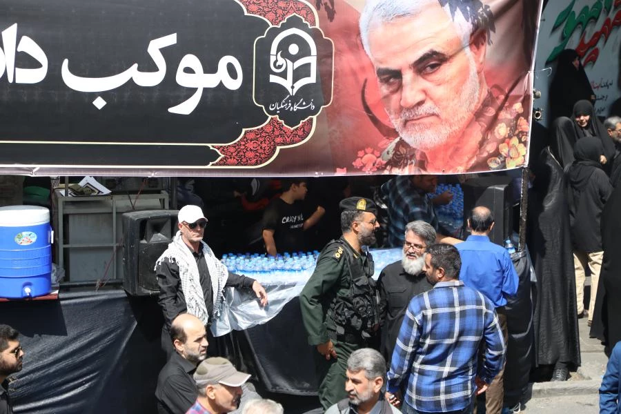 موکب دانشگاه فرهنگیان در مراسم تشییع پیکر شهید سیدابراهیم رئیسی و همراهانش 24