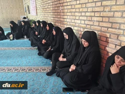 عزاداری دانشگاهیان دانشگاه  فرهنگیان قزوین در سوگ شهادت رییس جمهور و هیئت همراه 2