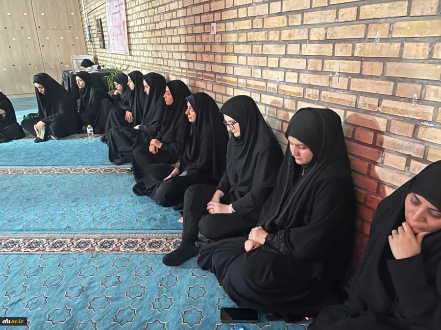 عزاداری دانشگاهیان دانشگاه  فرهنگیان قزوین در سوگ شهادت رییس جمهور و هیئت همراه 2