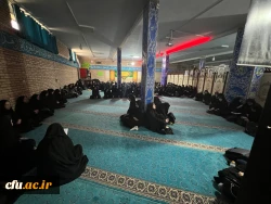 عزاداری دانشگاهیان دانشگاه  فرهنگیان قزوین در سوگ شهادت رییس جمهور و هیئت همراه 5