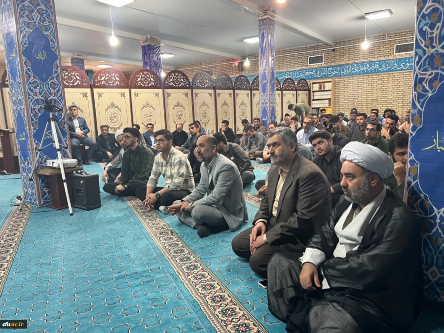 عزاداری دانشگاهیان دانشگاه  فرهنگیان قزوین در سوگ شهادت رییس جمهور و هیئت همراه 7