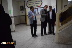 بازدید هیات نظارت، ارزیابی و تضمین کیفیت استان از دانشگاه فرهنگیان کرمانشاه و تقدیر از اعضای هیات رئیسه دانشگاه
 13