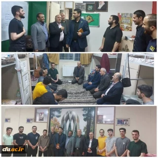 اولین بازدید و دیدار صمیمی سرپرست معاونت فرهنگی و تربیتی با دانشجومعلمان