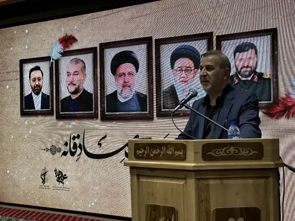 مراسم یادواره 450شهید معلم و دانشجو معلم استان خوزستان واجتماع دانشجویی گرامیداشت شهدای خدمت برگزارشد. 7