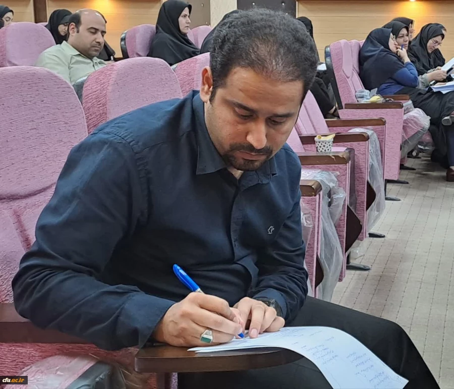 برگزاری دوره آموزش تربیت ارزیاب حرفه ای جهت آمادگی فرایند تکمیلی داوطلبان ورودی 1403 دانشگاه فرهنگیان 7