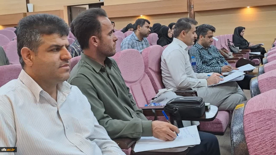 برگزاری دوره آموزش تربیت ارزیاب حرفه ای جهت آمادگی فرایند تکمیلی داوطلبان ورودی 1403 دانشگاه فرهنگیان 9