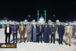 برنامه های سفر رییس دانشگاه فرهنگیان و اعضای هیات رییسه دانشگاه فرهنگیان به استان قم 61